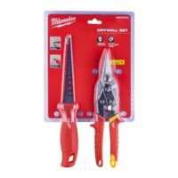 Trockenbauset mit zwei Teilen für Wände und Decken, Milwaukee-Marke, hochwertige Qualität, robust und widerstandsfähig gegen Hitze, Kälte und Feuchtigkeit.
