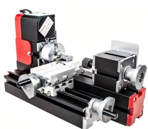 Mini Drehmaschine Metalldrehmaschine Mini-Drehmaschine Drehbank 20000rev/min 24W - Leistungsstarke und kompakte Maschine für den professionellen Einsatz in der Heimwerker- und Industrieanwendung