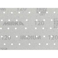Mirka Iridium Premium-Schleifpapier 93x180mm Klett 45-Loch, Korn 150, 50 Stk/Zum Schleifen von Lack, Spachtel, Grundierung, Holz, Stahl, Mineralwerkstoffe, Kunststoff