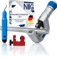 NTG Rohrschneider Set für durchschnittlichen Bedarf an Schuhen zum Schneiden von Rohren aus Vielfalt von Materialien