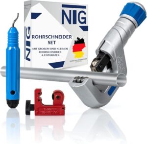 NTG Rohrschneider Set für durchschnittlichen Bedarf an Schuhen zum Schneiden von Rohren aus Vielfalt von Materialien