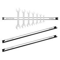 Magnetische Werkzeughalter Leiste für die Organisation der Werkstatt, 3 magnetische Halterleisten, Wand Magnetleiste Set