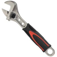 Versteller Schraubenschlüssel aus Kohlenstoffstahl, 6 Zoll Adjustable Wrench, kompaktes Design, ideal für Heimwerker und Handwerker