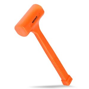 Toter Schlag Hammer, Neiko, 1 Pfund, Orange - Ideal für präzise Hammerschläge bei Metallarbeiten