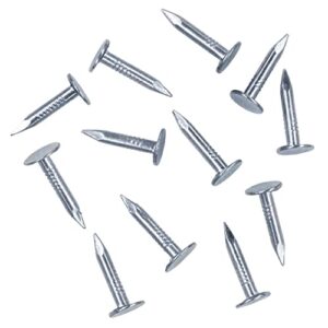 OMOTOOL Stahl Dachpappennägel (280 Stück) 3 x 20 mm, verzinkte Dachpappstifte Senkkopf Filznägel Anzug für Schuppendach Dachpappe Schiefernplatten,Breitkopfstifte