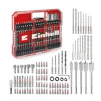 Umfangreiches Bit- und Bohrer-Set mit hochwertigen S2-Stahl-Artikeln, ideal für meisten gängigen Bohrfutter und Bithalter in handelsüblichen Akkuschraubern und Bohrmaschinen.