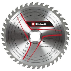 Einhell Kreissägeblatt 210x30, Original Zubehör für Akku Tischkreisse, hochwertiges Sägeblatt mit 40 Zähnen und Schnittbreite 1,8 mm.