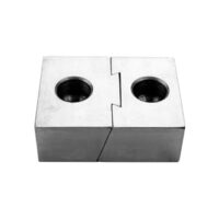 PAULIMOT Niederzug-Spanner mit M12/14 mm Nutenbreite und 50 mm Backenbreite, ideal für das Spannen von Werkstücken direkt auf dem Arbeitstisch.