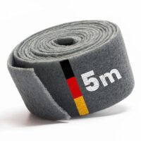 Hochwertiges Schleifvlies für Holz, Metall und Edelstahl mit Länge von 5 Metern und Breite von 10 cm. Made in Germany. Einzigartige Imprägnierung für extreme Widerstandsfähigkeit.
