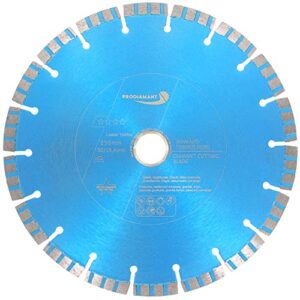 PRODIAMANT Laser Diamanttrennscheibe 250mm x 30 mit Ring 25,4mm für Beton, Stahlbeton, Stein und Ziegel - Hochwertige Qualität für schnellen und effizienten Schnitt