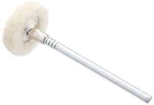 PROXXON 28803 Filzpolierstift, Form Rad - 2 Stück/Packung für Metallteile polieren