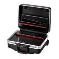 Werkzeugkoffer CLASSIC KingSize Roll neo Safe CP-7, Werkzeugtasche ohne Inhalt, rollbar, Werkzeug-Trolley schwarz