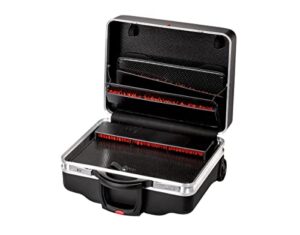 Werkzeugkoffer CLASSIC KingSize Roll neo Safe CP-7, Werkzeugtasche ohne Inhalt, rollbar, Werkzeug-Trolley schwarz