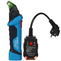 Sicherungsfinder, Stromkreise orten, Spannungsprüfung, berührungsloser Steckdosentester für 230V Schuko, NCV Phasenprüfer, Leitungssuchgerät, Stromprüfer