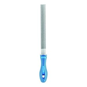 PFERD Werkstattfeile Halbrund, 200mm, halbrunde Feile, Kreuzhieb H3 auf zwei Seiten, inkl. Ergonomie-Feilenheft für die Feinbearbeitung und zum Schlichten geeignet