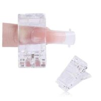 Nagel-Spitzen Clip Transparent Polygel Schnell Gebäude Finger Nagelverlängerung Builder Schellen Maniküre Nail Art Werkzeug für die Nagelpflege