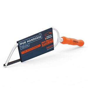 Universelle Handsäge Presch Bügelsäge PUK 150mm, ideal für Metall, Buntmetall, Kunststoff, Aluminium und alle Hölzer.