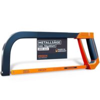 Hochwertige Metallsäge für präzise Schneidleistungen, BI-Metall-Sägeblatt, 90° Sägeblatt-Rotation, ergonomischer Griff und Spannschlüssel