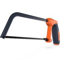 Mini-Hand-Bügelsäge mit austauschbarem Sägeblatt für Metall, Aluminium und Plastik - Universal-Säge für DIY-Arbeiten