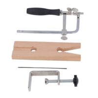 Professionelles 3-in-1-Juweliersägen-Set mit verstellbarem Sägerahmen und 12-teiligen Sägeblättern, ideal für Schmuckherstellung, Metallbearbeitung und Holzbearbeitung.