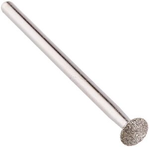 Proxxon Diamantschleifstift, Linsenförmig 5 mm, grün, hochwertiger Schleifstift für Stahl, Glas, Keramik und mehr