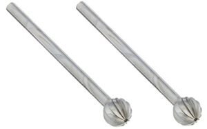 Hochwertiger Kugelfräser aus Wolfram-Vanadiumstahl, Durchmesser 6 mm, 2 Stück pro Packung, ideal für Werkstattanwendungen