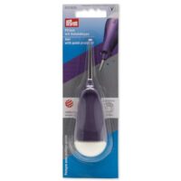 Ergonomische Ahle für Löcher einstechen in Stoffe, Papier und Leder, pflaumenblaue und weiße Farbe, Einheitsgröße.