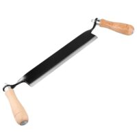 Hochwertiges Zugmesser mit hoher Schärfe und gehärteter Klinge, ergonomische Holzgriffe für präzise Schnitte und langfristige Leistung