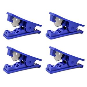 PVC-Rohrschneider Nylon Kunststoff Schlauchschneider für bis zu 12.7mm OD PU PE Rohr, Blau