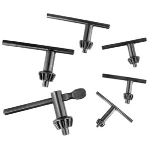 6 Stück Bohrfutterschlüssel Set, Ersatzschraube für Bohrer, 4/6/10/13/16/20 mm Bohrfutter, QWORK® Produkt