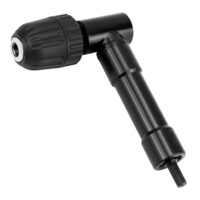 QWORK Winkelbohraufsatz-Adapter für Standard-Bohrer von 0,8 mm bis 10 mm, mit präzisem Bohren an schwer zugänglichen Stellen