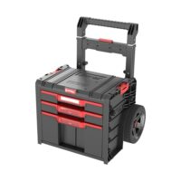 Moderner Werkzeugtrolley mit 3 Schubladen, robuste Konstruktion, wasser- und staubdicht, ideal für Handwerker und Fachleute
