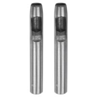 2-teilige Hohlstanze für Lederhandwerk, 10 mm Durchmesser, Kohlenstoffstahl, Lederlochstanze, Uhrenarmband schneiden