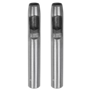 2-teilige Hohlstanze für Lederhandwerk, 10 mm Durchmesser, Kohlenstoffstahl, Lederlochstanze, Uhrenarmband schneiden