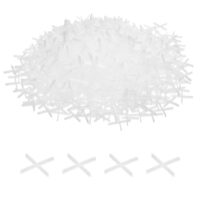 200 Stück Fliesenabstandhalter aus Hartplastik, Kreuz-Form, für Wandboden-Installation von Keramikfliesen, Abstandclips für professionelle Installation