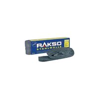 RAKSO Stahlwolle fein 00-1 Banderole, zur Reinigung von Kunststoffjalousien und Gartenmöbeln, aufpolieren Aluminiumoberfläche