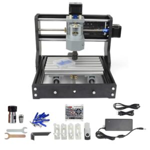 RATTMMOTOR CNC Fräsmaschine 1610 Pro Graviermaschine 3 Achsen CNC Router GRBL Streurung ER11 Engraver für Holz PVC PCB CNC Fräse DIY Gravierung