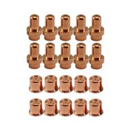 20 Stück Plasmaelektroden für CEBORA CP-50 und CB50 Plasmaschneidbrenner, RIVERWELD C1521, PR0016, Schneiddüse 1,0 mm