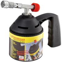 ROTHENBERGER Industrial Roflame Economy Lötlampe für Gasarbeiten, hohe Arbeitstemperatur von 650°C, ideal für Sanitär-, Heizungs- und Klimabereich