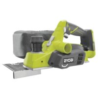 Ergänzung eines Akku-Hobels mit 82 mm Hobelbreite und Absaugsystem für effiziente Arbeiten, kompatibel mit allen 18V ONE+ Akkus