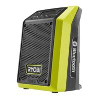 Ryobi 18 V ONE+ Akku-Bluetooth-Radio RRDAB18-0 mit DAB-Funktion, Musikstreaming und LCD-Display - ohne Akku und Ladegerät