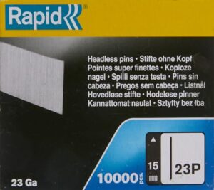 Ministifte Rapid 5001362 Typ 23P, 35mm Nägel ohne Kopf, 23 Ga, 10 Stück für Druckluft-Nagler