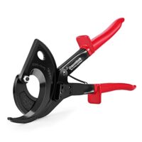 Ratschenschneider und Drahtkabelschneider, der bis zu 400 mm² Kupfer- oder Aluminium-Kabel schneiden kann. Robuste Konstruktion aus hochwertigem Material.