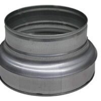 Reduzierstück von 160 mm auf 150 mm, praktisches Werkzeug für Heimwerkerprojekte, einfaches Montieren, Metallherstellung und widerstandsfähige Verzinkung