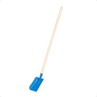 Kinderschaufel mit Metall-Schaufelkopf und Holz-Stiel, ideal fuer Kinder ab 3 Jahren zum Umgraben im Garten oder Sandkasten.