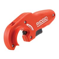 RIDGID 40868 Modell PTEC 5000 Kunststoff-Rohrabschneider, hochwertiger Rohrabschneider für die Verbindung von Abflussrohrstücken mit 50 mm Außendurchmesser und automatischem Entgraten