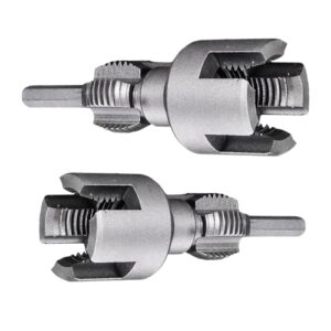 2 Stück Rohrgewindebohrer Set, integrierter PVC Gewindenschneider, innen- und außengewinde bohrer für 1/2 Zoll und 3/4 Zoll Sanitärprojekte, Werkzeug für die Bearbeitung von Wasserrohren