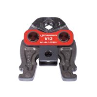 Hochwertige Pressbacken Compact V12 von Rothenberger für Verpressung von Metallteilen mit Dura Lazer Tec-Verfahren und 3-Bolzen-Gleichtaktmechanik