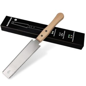 Hochwertige Japansäge mit langlebigen Sägeblättern und ergonomischem Holzgriff für präzise Schnitte in Holzbearbeitung, Gartenpflege und DIY-Projekte