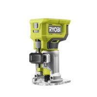 RYOBI 18 V ONE+ Akku-Kantenfräser mit sechs Geschwindigkeitsstufen und maximaler Spanndurchmesser von 6/6,35 mm